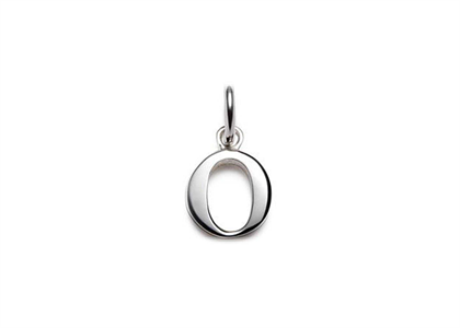 Rhodium Plated | Alphabet Pendants